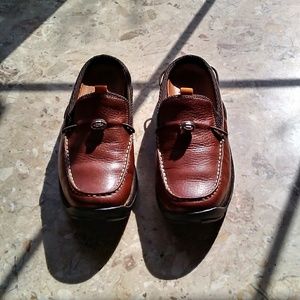 Cole Haan Nike Air Brown Leather Clog 6.5 B